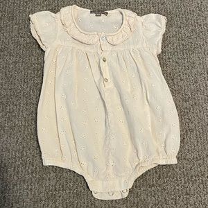 Emile et ida Cotton Eyelet Romper